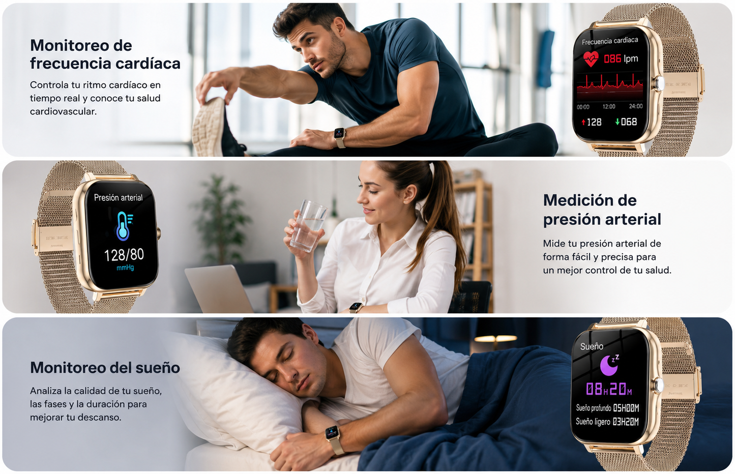 KESHUYOU 2025 – Reloj Inteligente con Pantalla HD de 2,01